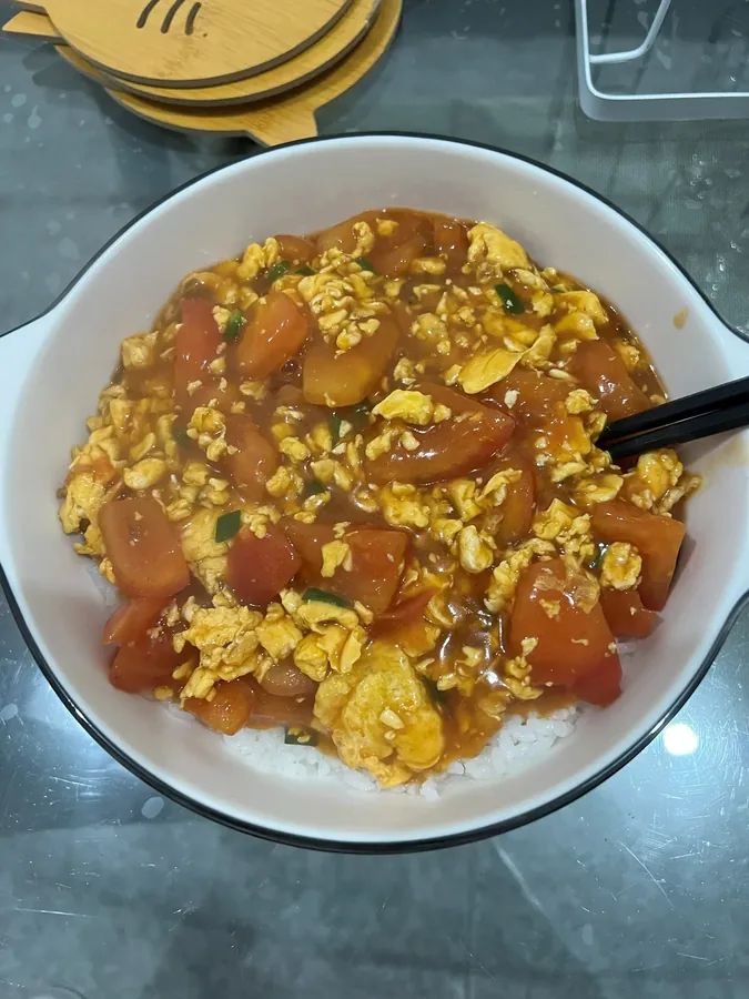 番茄滑蛋饭