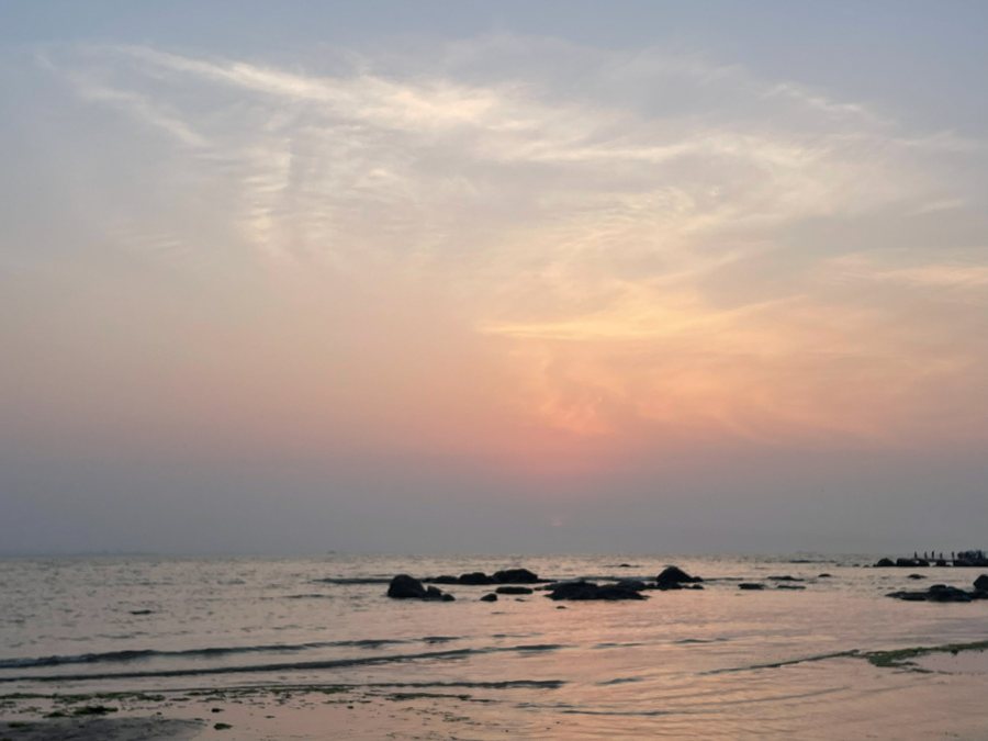 河北海岸晚霞，河北相册封面